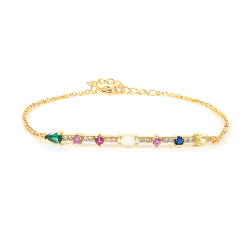 Auroria-Color Zircon Bracelet
