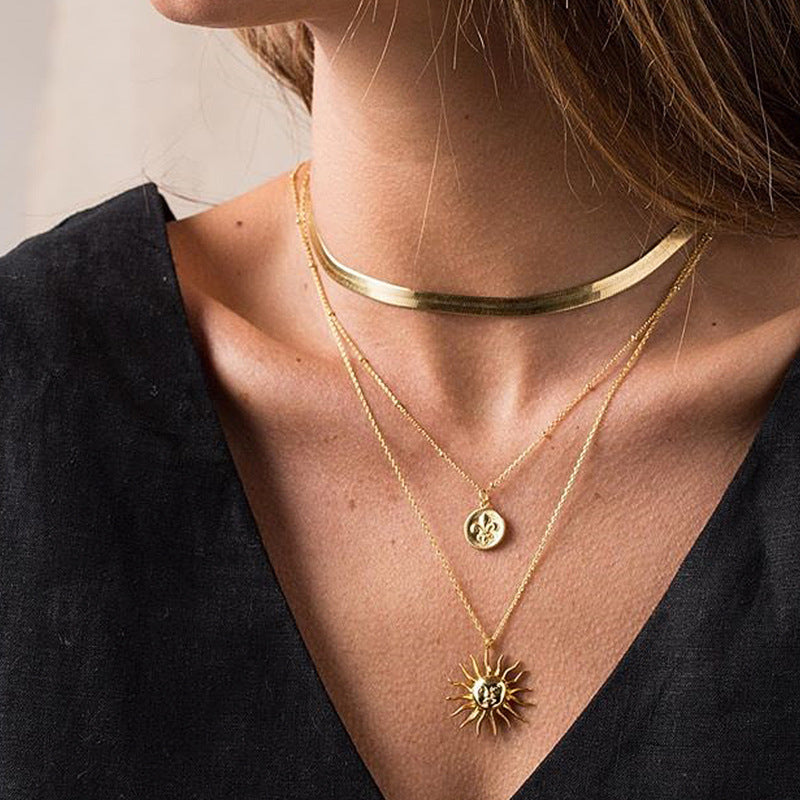 Auroria-Stainless Steel French Jewelry Necklace