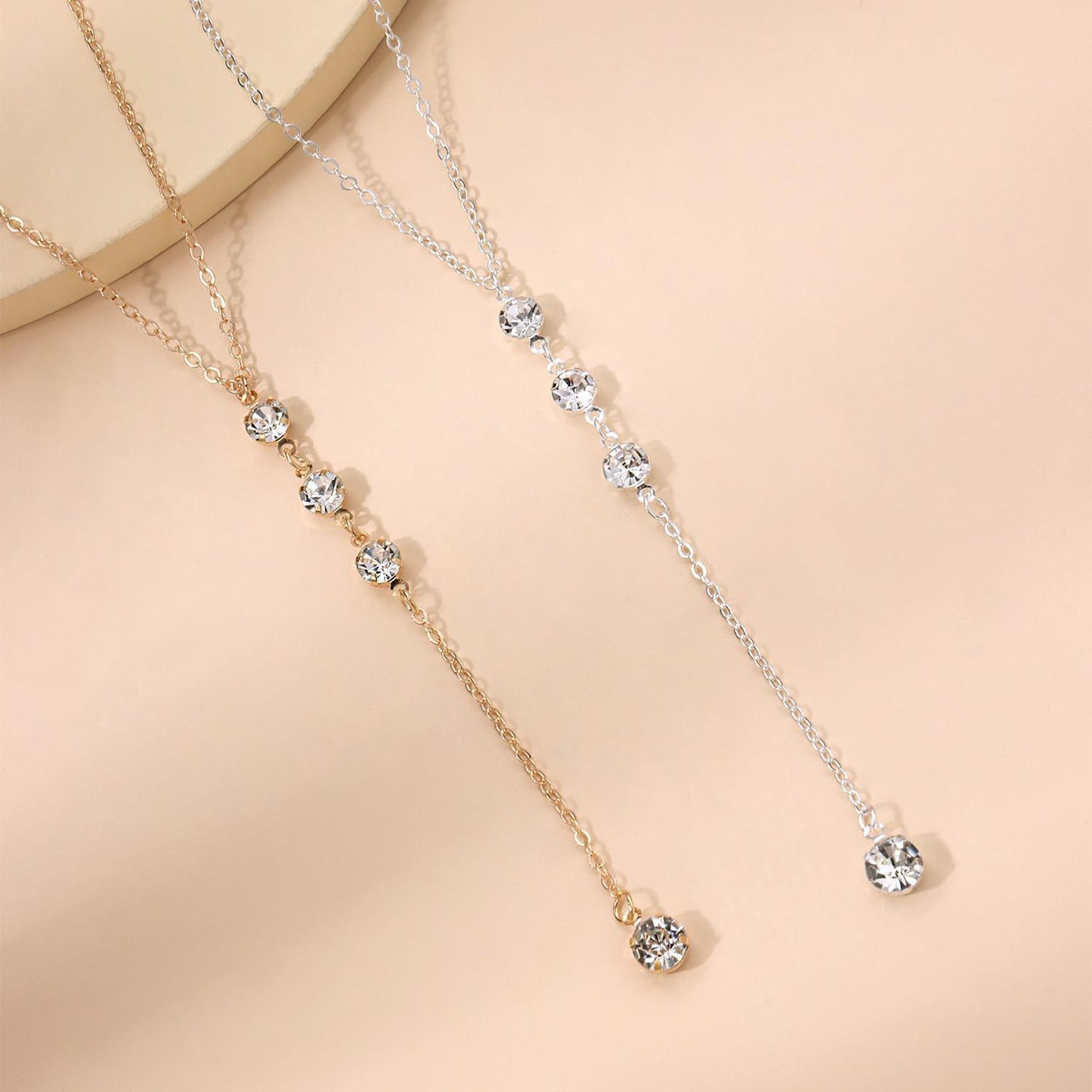 Auroria Fashion Casual Diamond Necklace