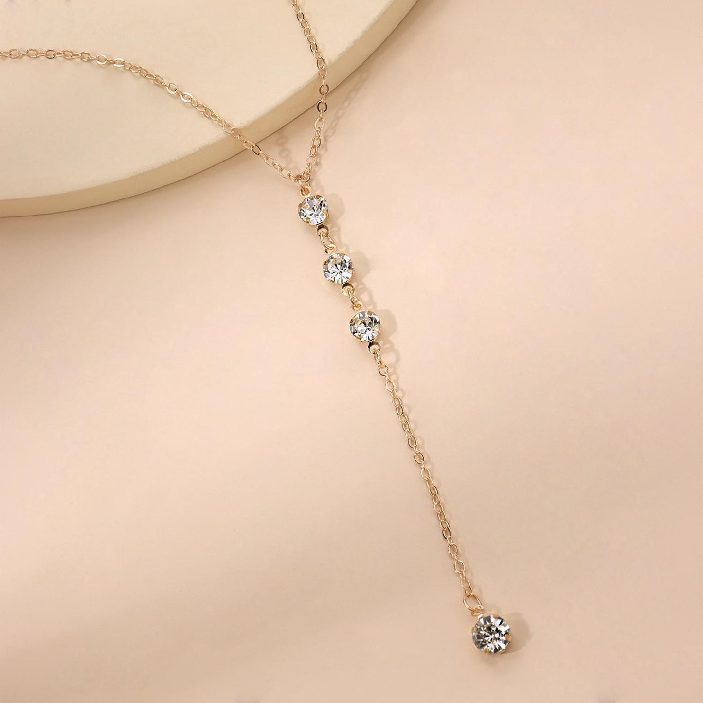 Auroria Fashion Casual Diamond Necklace