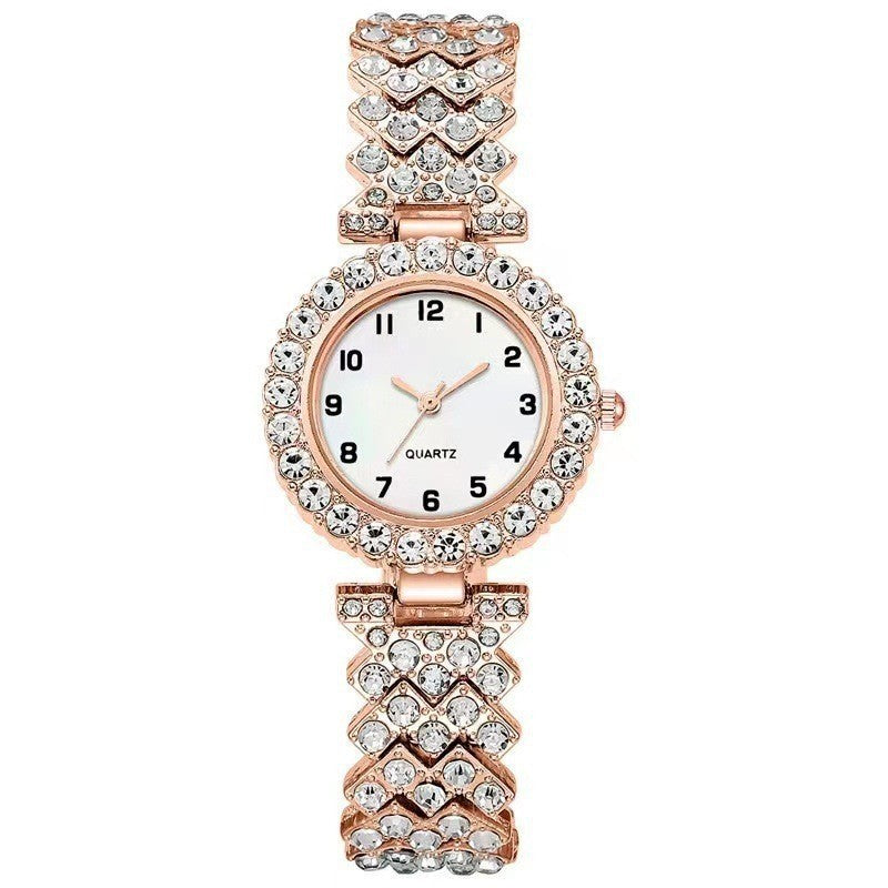 Auroria-Fashion Jewelry 2pcs Luxury Fashion Women Watch