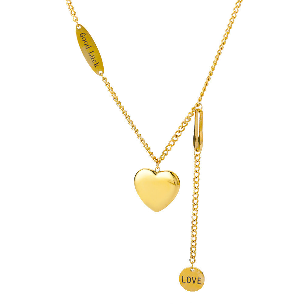Auroria-Multilayer Heart Pendant Necklaces For Women