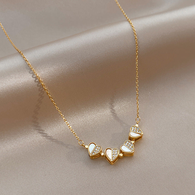 Auroria-Luxury Four Leaf Clover Pendant Necklace