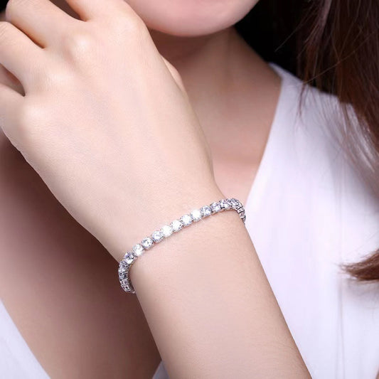 Auroria-Single Row Diamond All-match Simple Bracelet